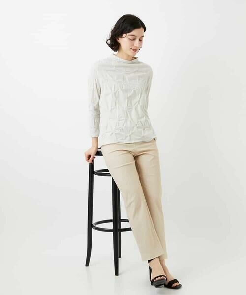 Maison de CINQ / メゾン ドゥ サンク カットソー | [日本製]麻混シャーリングカットソー | 詳細16