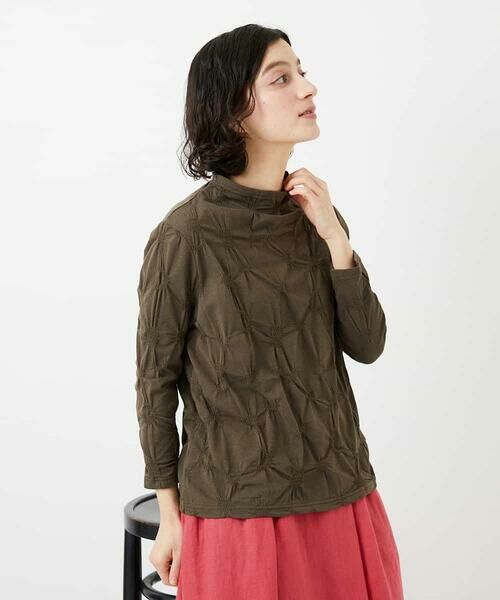 Maison de CINQ / メゾン ドゥ サンク カットソー | [日本製]麻混シャーリングカットソー | 詳細2