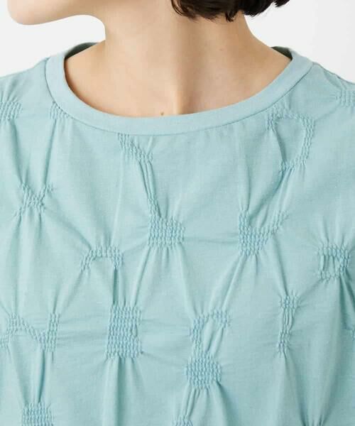 Maison de CINQ / メゾン ドゥ サンク カットソー | [日本製]麻混シャーリングフレンチスリーブカットソー | 詳細20