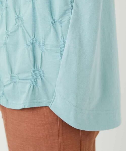 Maison de CINQ / メゾン ドゥ サンク カットソー | [日本製]麻混シャーリングフレンチスリーブカットソー | 詳細22