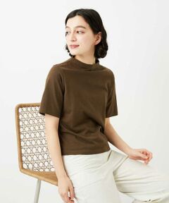 Maison de CINQ / メゾン ドゥ サンク カットソー | [日本製]綿麻ボトルネック天竺カットソー