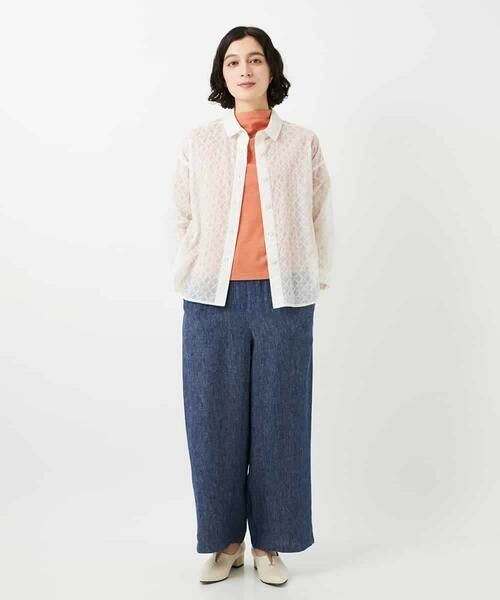 Maison de CINQ / メゾン ドゥ サンク カットソー | [日本製]綿麻ボトルネック天竺カットソー | 詳細10