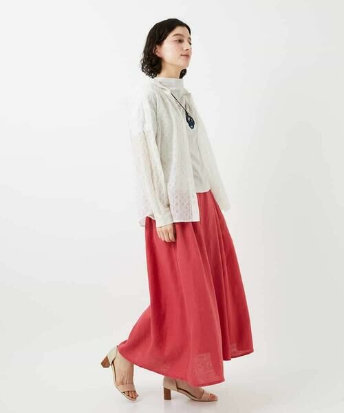 Maison de CINQ / メゾン ドゥ サンク カットソー | [日本製]綿麻ボトルネック天竺カットソー | 詳細19