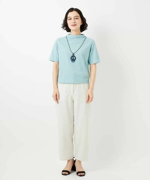 Maison de CINQ / メゾン ドゥ サンク カットソー | [日本製]綿麻ボトルネック天竺カットソー | 詳細3