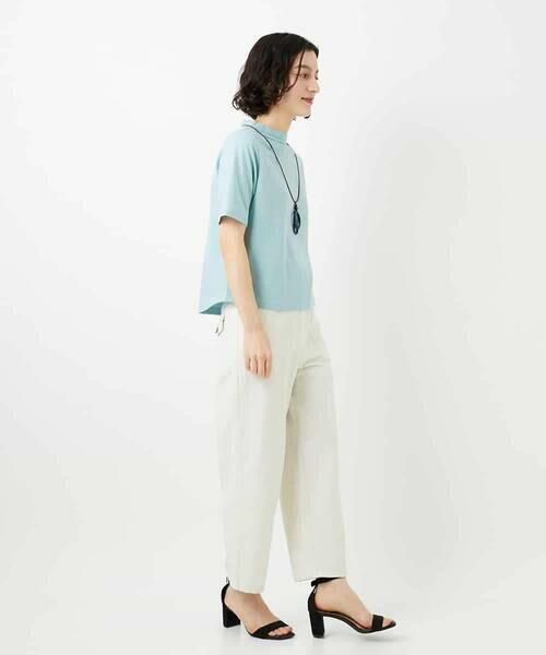Maison de CINQ / メゾン ドゥ サンク カットソー | [日本製]綿麻ボトルネック天竺カットソー | 詳細5