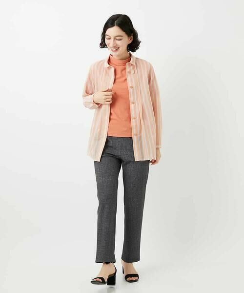 Maison de CINQ / メゾン ドゥ サンク カットソー | [日本製]綿麻ボトルネック天竺カットソー | 詳細9