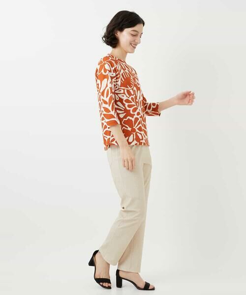 Maison de CINQ / メゾン ドゥ サンク カットソー | [日本製]ボタニカルフワラープリントカットソー | 詳細10