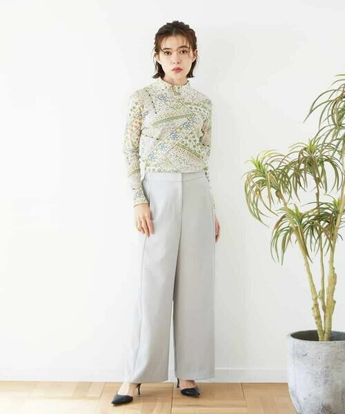 Maison de CINQ / メゾン ドゥ サンク カットソー | エスニック柄プリントハイネックプルオーバー | 詳細12