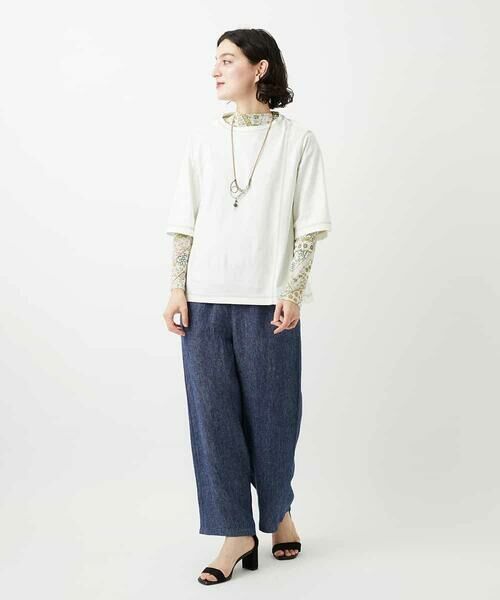 Maison de CINQ / メゾン ドゥ サンク カットソー | エスニック柄プリントハイネックプルオーバー | 詳細19