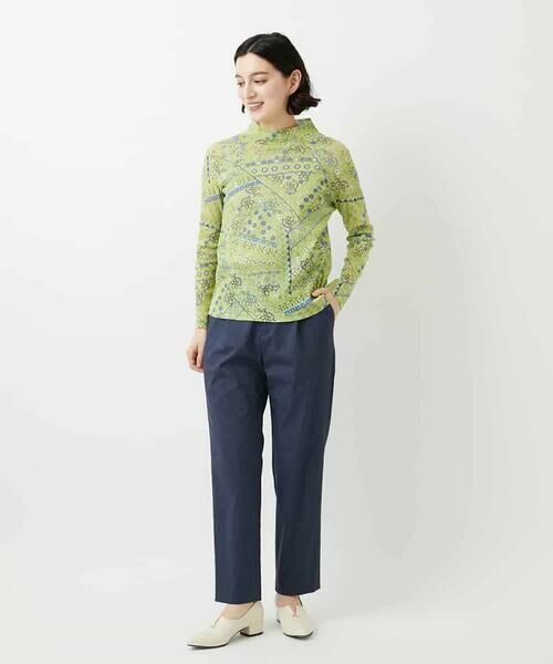 Maison de CINQ / メゾン ドゥ サンク カットソー | エスニック柄プリントハイネックプルオーバー | 詳細23