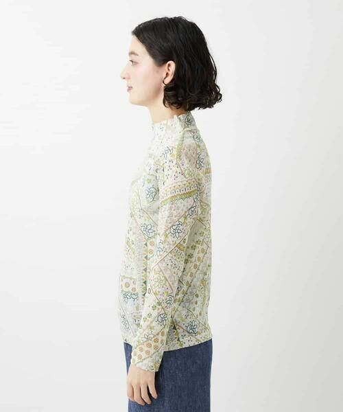 Maison de CINQ / メゾン ドゥ サンク カットソー | エスニック柄プリントハイネックプルオーバー | 詳細5