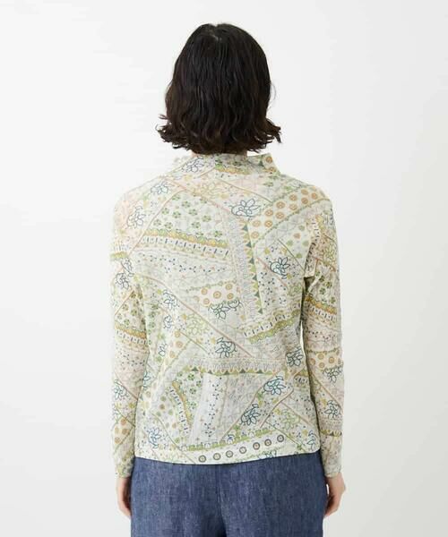 Maison de CINQ / メゾン ドゥ サンク カットソー | エスニック柄プリントハイネックプルオーバー | 詳細6