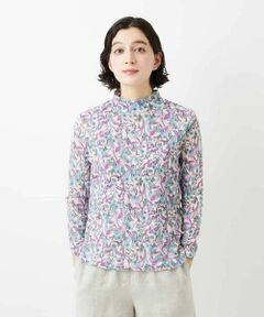 Maison de CINQ / メゾン ドゥ サンク カットソー | フラワーリーフプリントハイネックカットソー