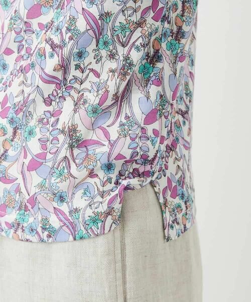Maison de CINQ / メゾン ドゥ サンク カットソー | フラワーリーフプリントハイネックカットソー | 詳細11
