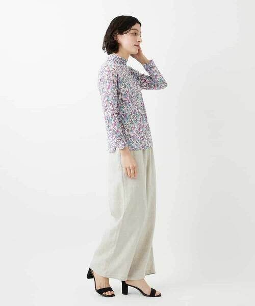 Maison de CINQ / メゾン ドゥ サンク カットソー | フラワーリーフプリントハイネックカットソー | 詳細20