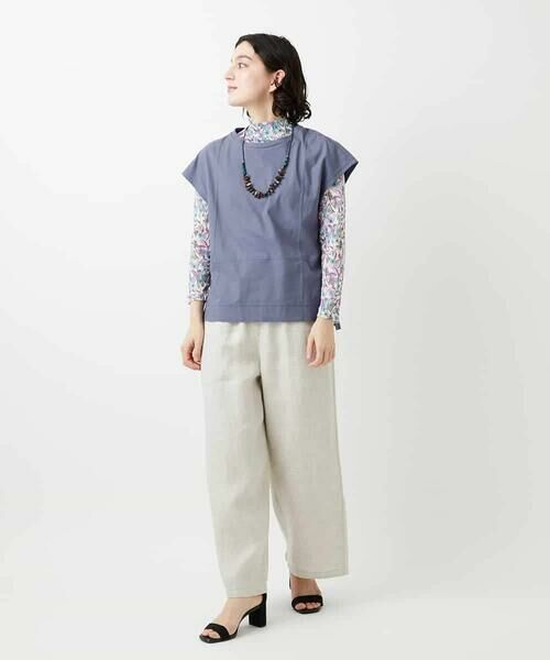 Maison de CINQ / メゾン ドゥ サンク カットソー | フラワーリーフプリントハイネックカットソー | 詳細22