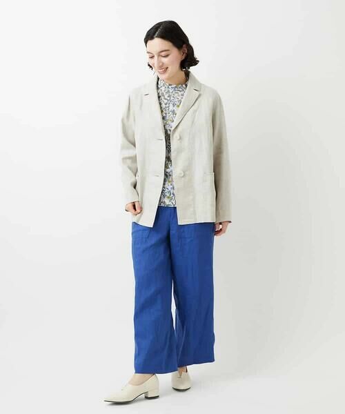 Maison de CINQ / メゾン ドゥ サンク カットソー | フラワーリーフプリントハイネックカットソー | 詳細27