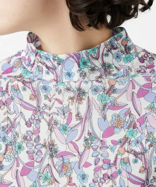 Maison de CINQ / メゾン ドゥ サンク カットソー | フラワーリーフプリントハイネックカットソー | 詳細9