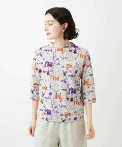 Maison de CINQ / メゾン ドゥ サンク カットソー | アート柄プリントプルオーバー