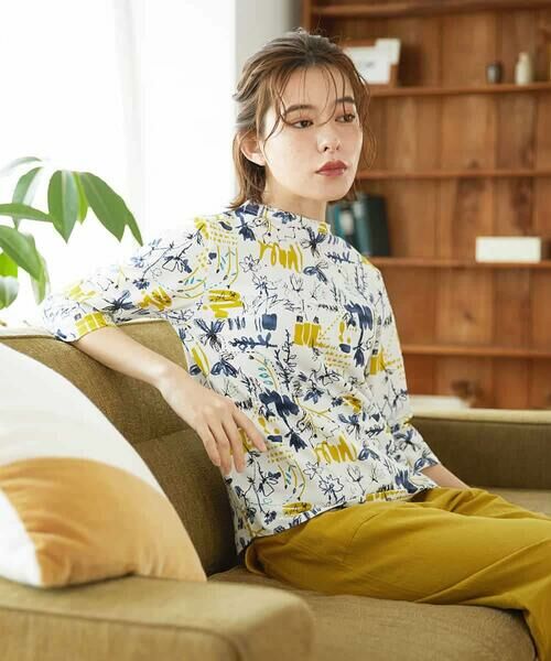 Maison de CINQ / メゾン ドゥ サンク カットソー | アート柄プリントプルオーバー | 詳細1