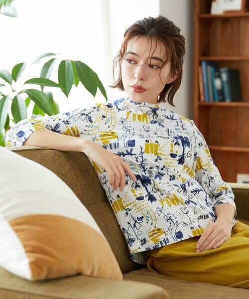 Maison de CINQ / メゾン ドゥ サンク カットソー | アート柄プリントプルオーバー | 詳細2