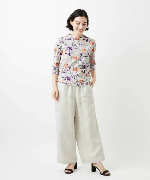 Maison de CINQ / メゾン ドゥ サンク カットソー | アート柄プリントプルオーバー | 詳細23