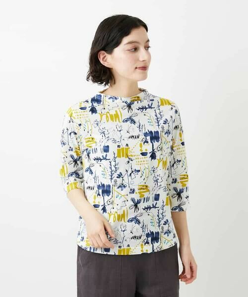 Maison de CINQ / メゾン ドゥ サンク カットソー | アート柄プリントプルオーバー | 詳細4