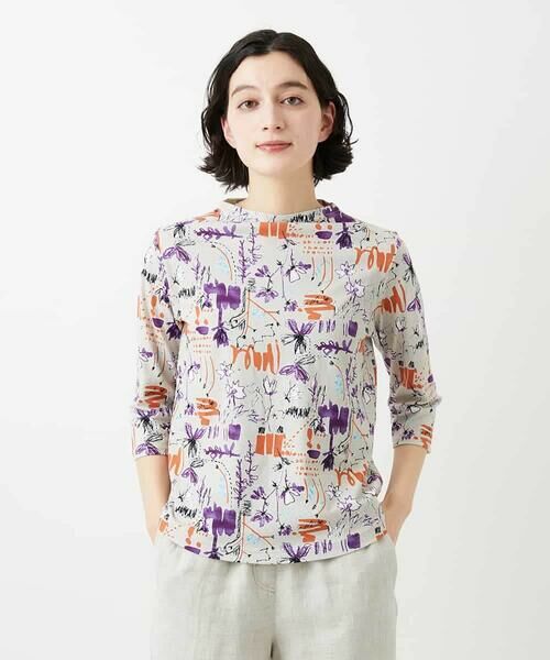 Maison de CINQ / メゾン ドゥ サンク カットソー | アート柄プリントプルオーバー | 詳細5