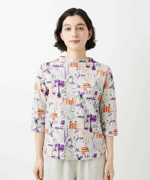 Maison de CINQ / メゾン ドゥ サンク カットソー | アート柄プリントプルオーバー | 詳細6