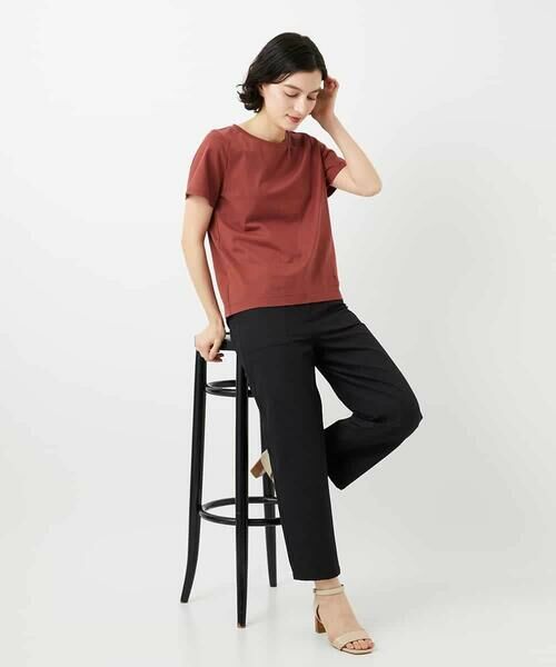 Maison de CINQ / メゾン ドゥ サンク カットソー | コットンロゴ刺繍Tシャツ | 詳細12