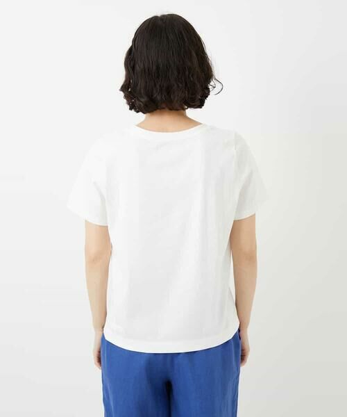 Maison de CINQ / メゾン ドゥ サンク カットソー | コットンロゴ刺繍Tシャツ | 詳細8