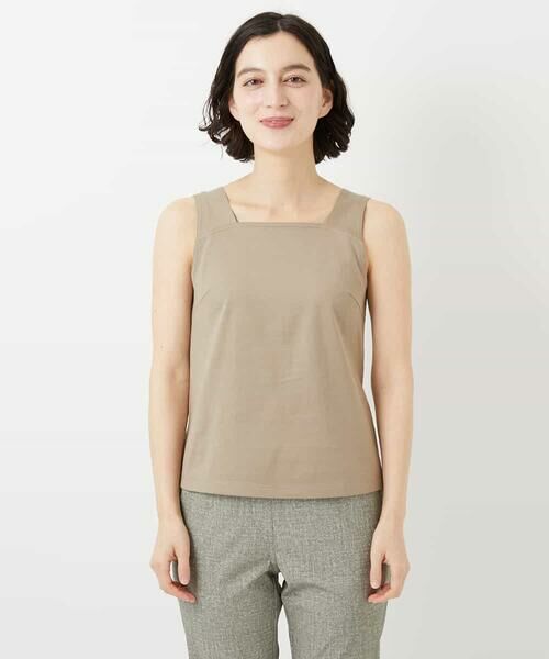 Maison de CINQ / メゾン ドゥ サンク タンクトップ | コットンスクエアネックタンクトップ | 詳細5