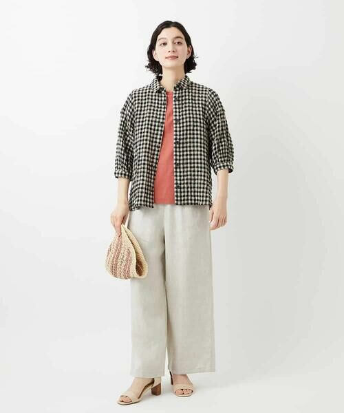 Maison de CINQ / メゾン ドゥ サンク その他パンツ | [セットアップ対応]デニム調リネンパンツ | 詳細20