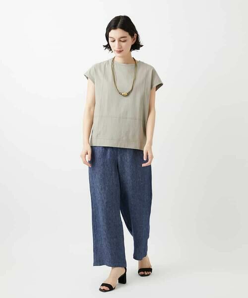 Maison de CINQ / メゾン ドゥ サンク その他パンツ | [セットアップ対応]デニム調リネンパンツ | 詳細25