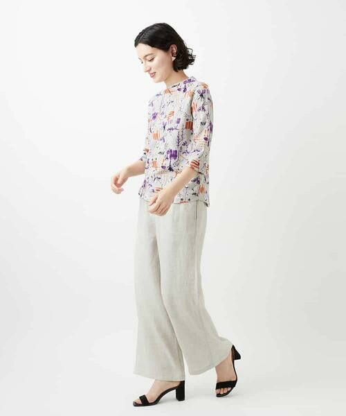 Maison de CINQ / メゾン ドゥ サンク その他パンツ | [セットアップ対応]デニム調リネンパンツ | 詳細4