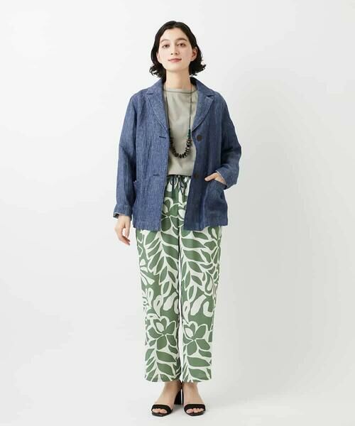 Maison de CINQ / メゾン ドゥ サンク その他パンツ | [日本製]ポタニカルフラワープリントパンツ | 詳細13