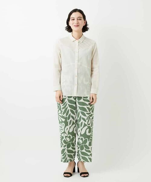 Maison de CINQ / メゾン ドゥ サンク その他パンツ | [日本製]ポタニカルフラワープリントパンツ | 詳細14