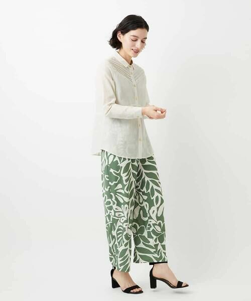 Maison de CINQ / メゾン ドゥ サンク その他パンツ | [日本製]ポタニカルフラワープリントパンツ | 詳細15