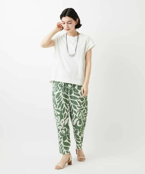 Maison de CINQ / メゾン ドゥ サンク その他パンツ | [日本製]ポタニカルフラワープリントパンツ | 詳細19