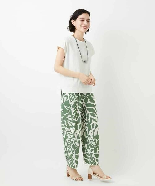 Maison de CINQ / メゾン ドゥ サンク その他パンツ | [日本製]ポタニカルフラワープリントパンツ | 詳細20