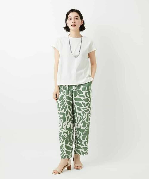 Maison de CINQ / メゾン ドゥ サンク その他パンツ | [日本製]ポタニカルフラワープリントパンツ | 詳細21