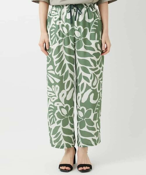 Maison de CINQ / メゾン ドゥ サンク その他パンツ | [日本製]ポタニカルフラワープリントパンツ | 詳細3