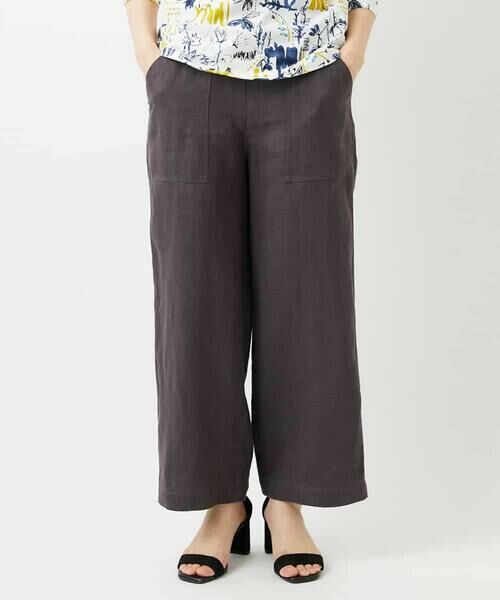 Maison de CINQ / メゾン ドゥ サンク その他パンツ | カラーリネン製品洗いパンツ | 詳細1