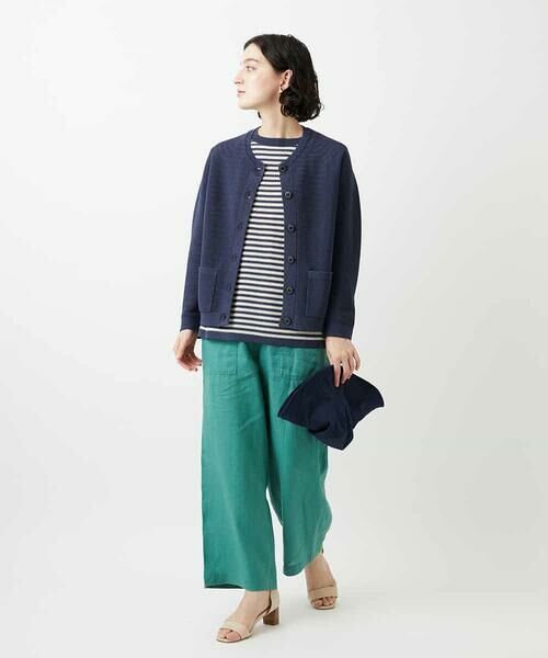 Maison de CINQ / メゾン ドゥ サンク その他パンツ | カラーリネン製品洗いパンツ | 詳細12