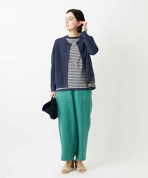 Maison de CINQ / メゾン ドゥ サンク その他パンツ | カラーリネン製品洗いパンツ | 詳細13