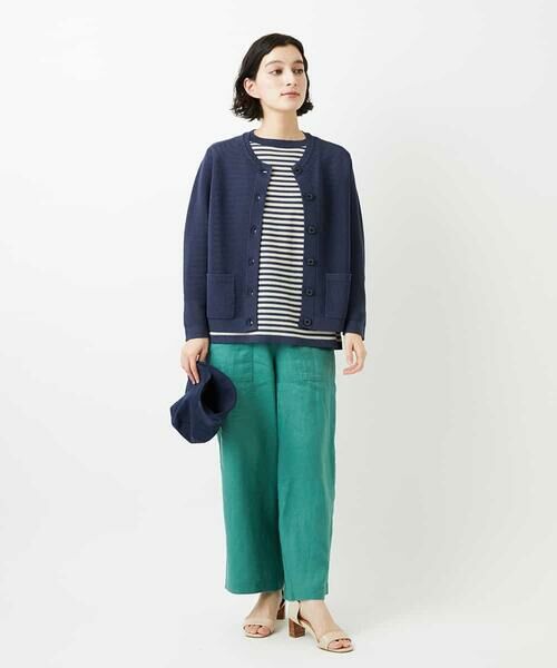 Maison de CINQ / メゾン ドゥ サンク その他パンツ | カラーリネン製品洗いパンツ | 詳細14