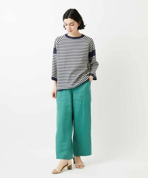 Maison de CINQ / メゾン ドゥ サンク その他パンツ | カラーリネン製品洗いパンツ | 詳細15