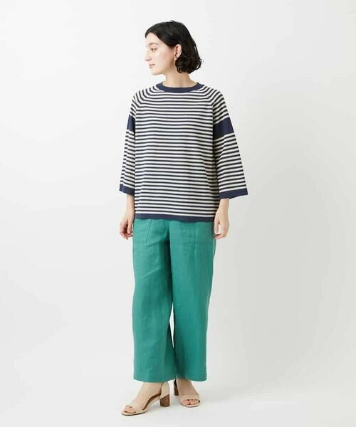 Maison de CINQ / メゾン ドゥ サンク その他パンツ | カラーリネン製品洗いパンツ | 詳細17