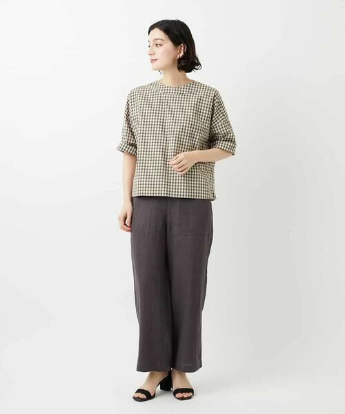 Maison de CINQ / メゾン ドゥ サンク その他パンツ | カラーリネン製品洗いパンツ | 詳細25