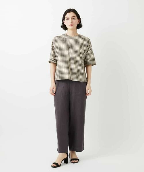 Maison de CINQ / メゾン ドゥ サンク その他パンツ | カラーリネン製品洗いパンツ | 詳細26